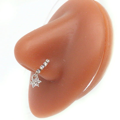Piercing setto farfalla zirconi