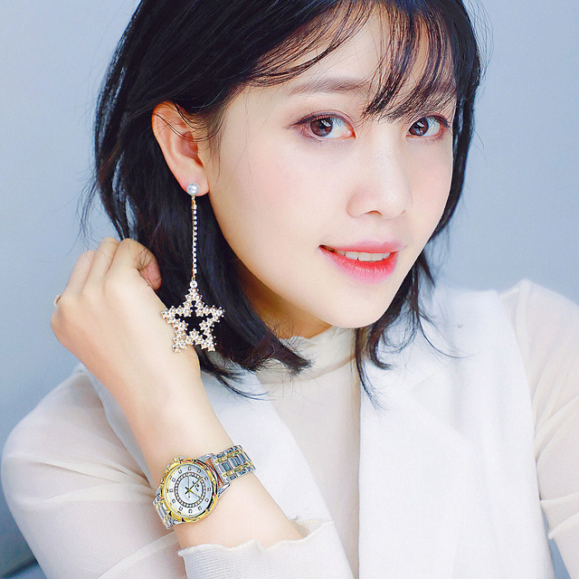 Orologio donna diamante a maglie