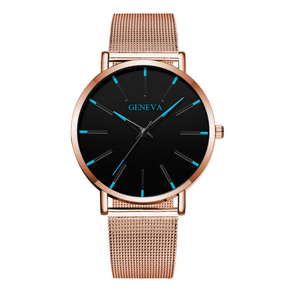 Orologio uomo con cinturino mesh