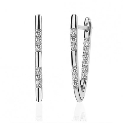 Orecchini Zircone a V