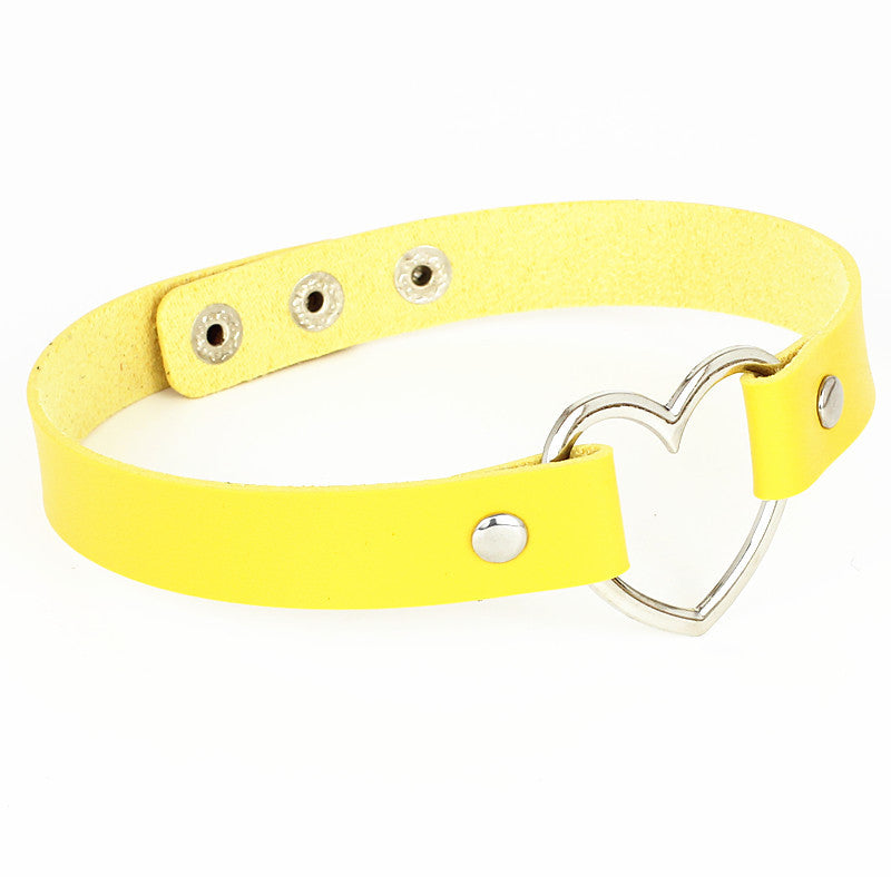 Collana amore in similpelle