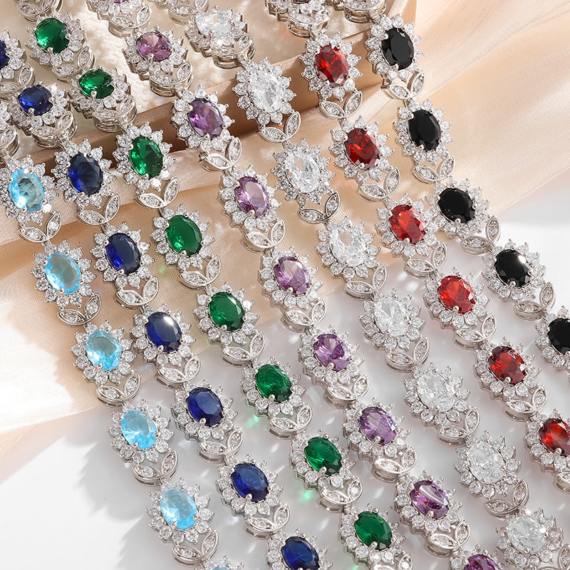 Bracciale zirconi semplice