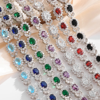 Bracciale zirconi semplice