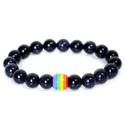 Bracciale arcobaleno coppia