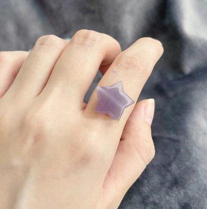 Pendente stella lepidolite
