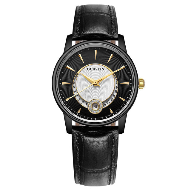 Orologio donna in pelle con calendario