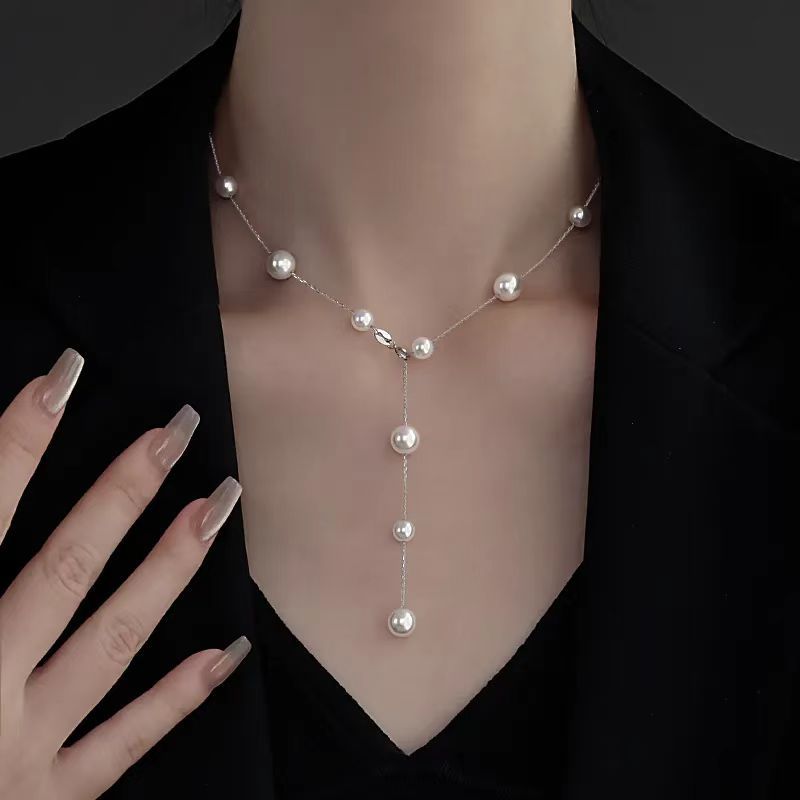 Collana perle clavicola