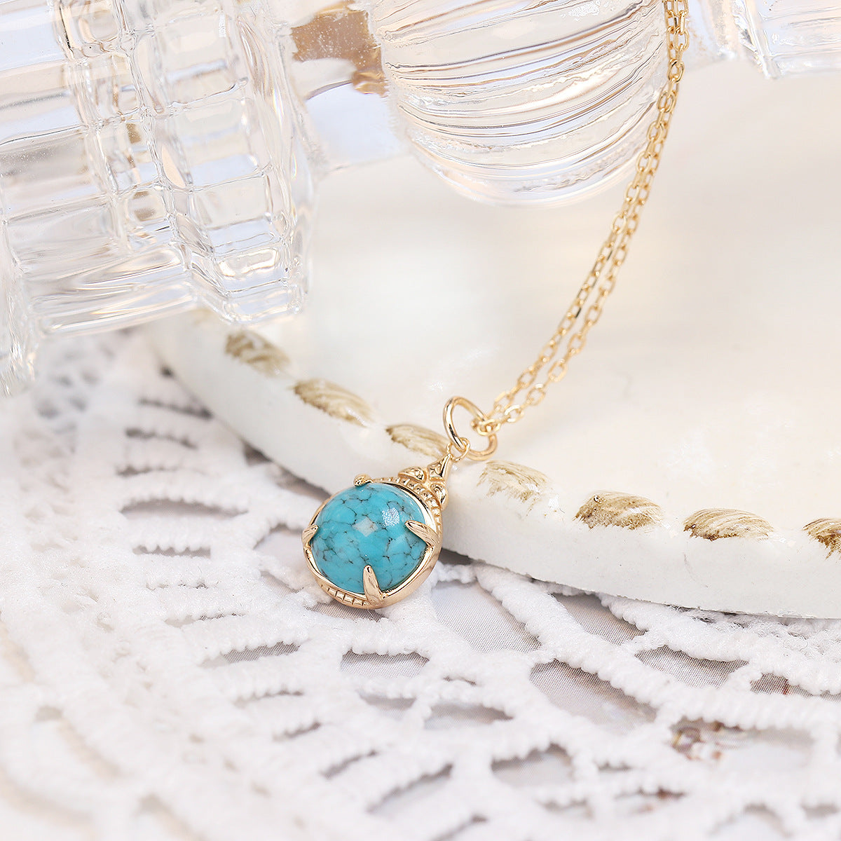 Set collane vintage argento placcato oro