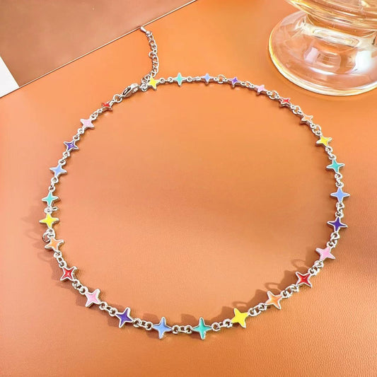 Collana Farfalla Arcobaleno