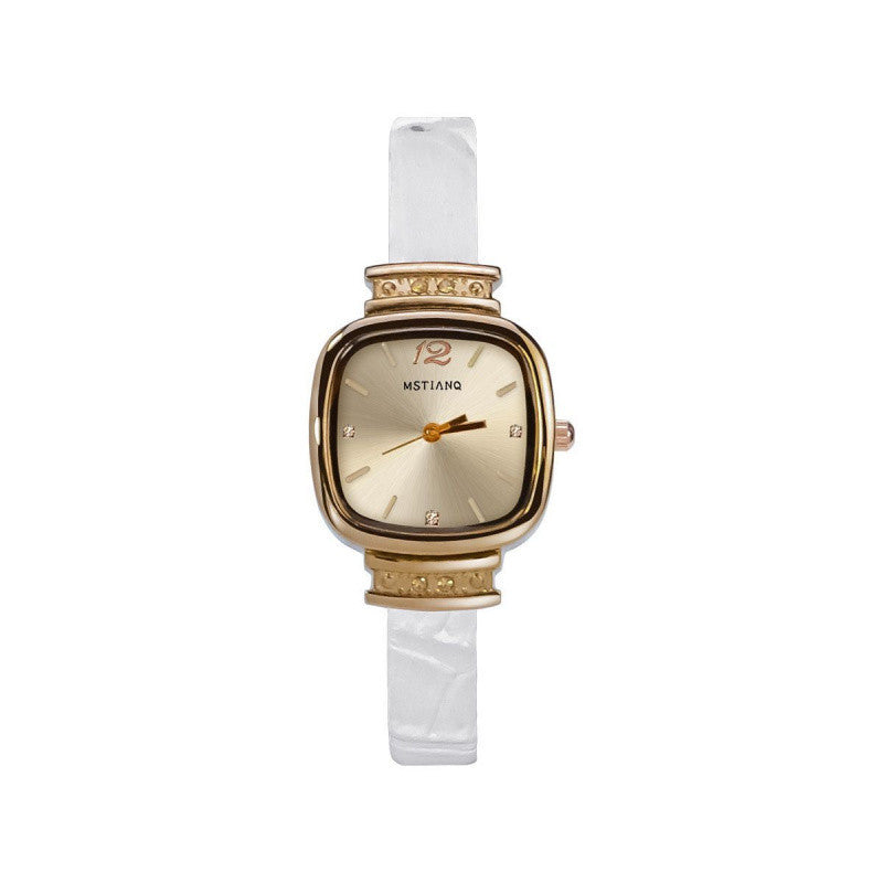 Orologio donna quadrato retrò minimalista