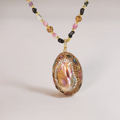 Collana acqua dolce barocca