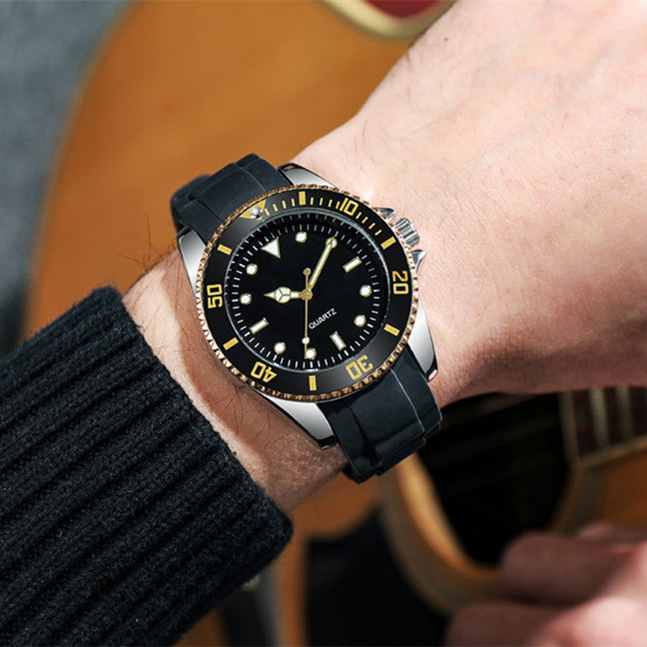 Orologio cinturino silicone luminescente