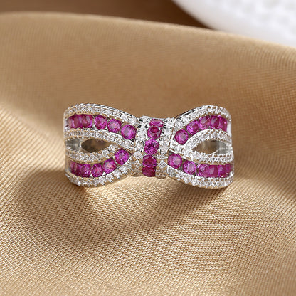 Anello fiocco rosso
