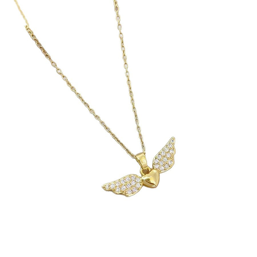Collana ali angelo cuore