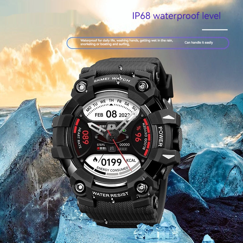 Orologio uomo impermeabile doppio luminoso
