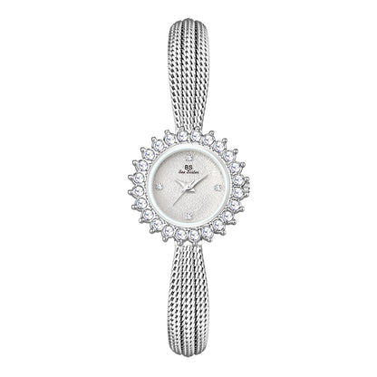 Orologio floreale con sole