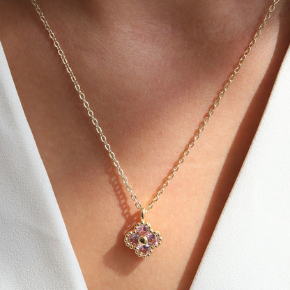 Collana trifoglio fortunato