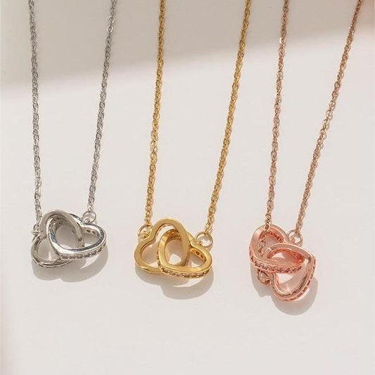 Collana doppio anello amore