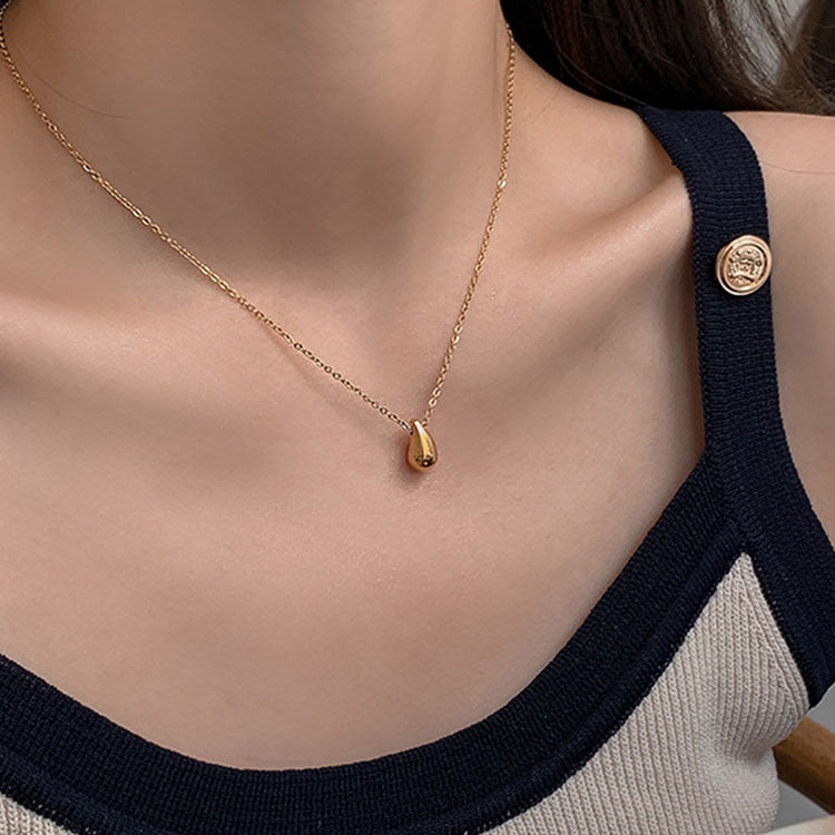 Collana titanio goccia
