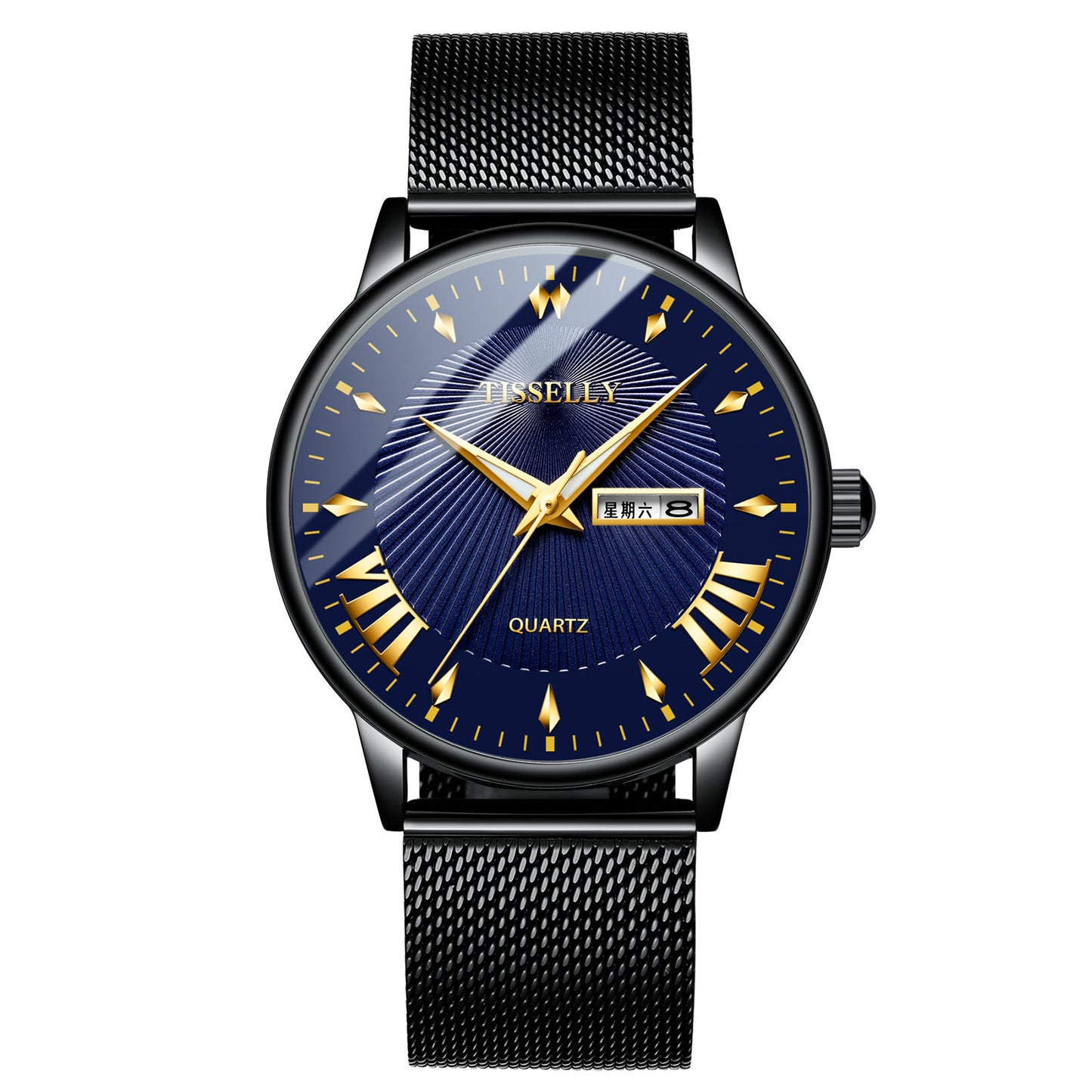 Orologio uomo business impermeabile al quarzo