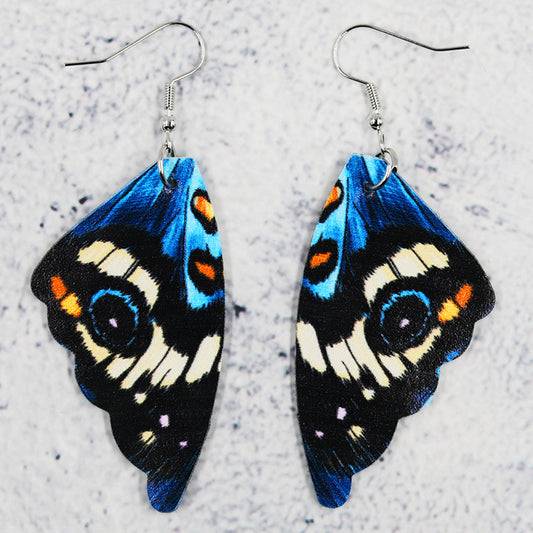 Orecchini farfalla pelle