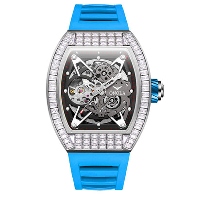Orologio scheletrato silicone