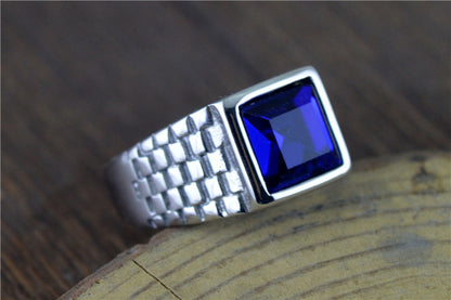 Anello retrò gemme