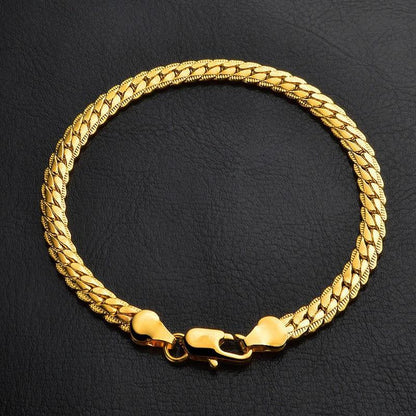 Set collana e bracciale oro