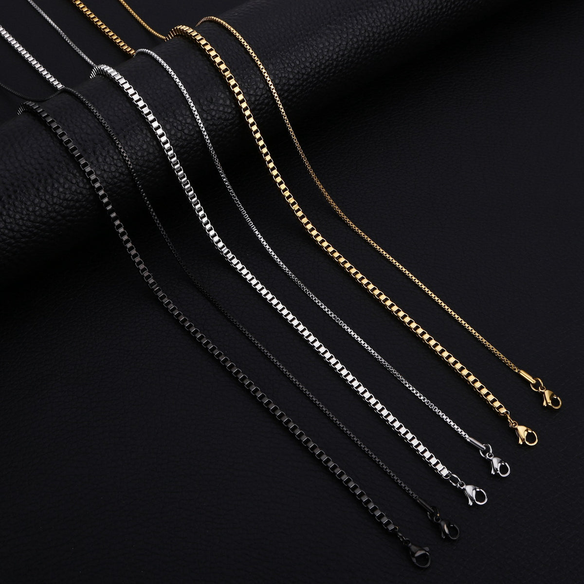 Catena acciaio maglie quadrate