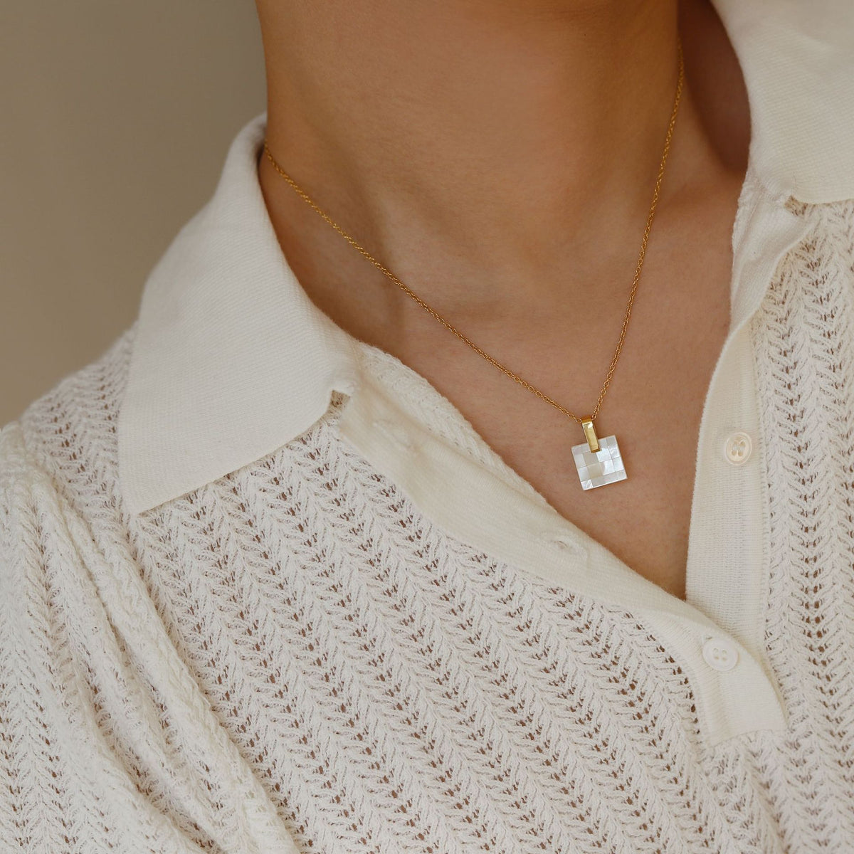 Collana a catena placcata