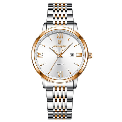 Orologio sottile impermeabile da donna luminescente