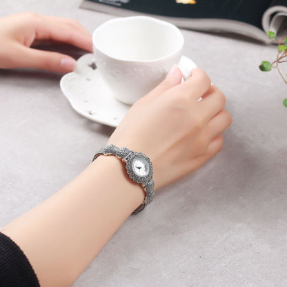 Orologio fiocco argento