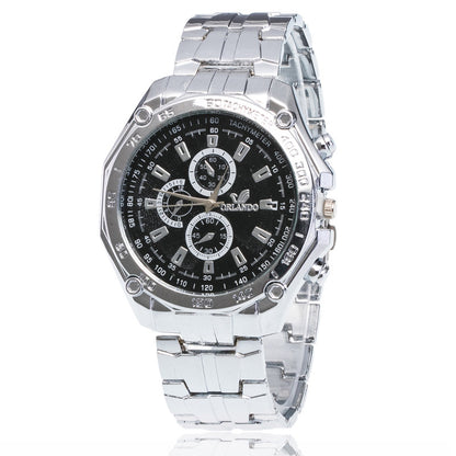 Orologio cinturino acciaio cronografo