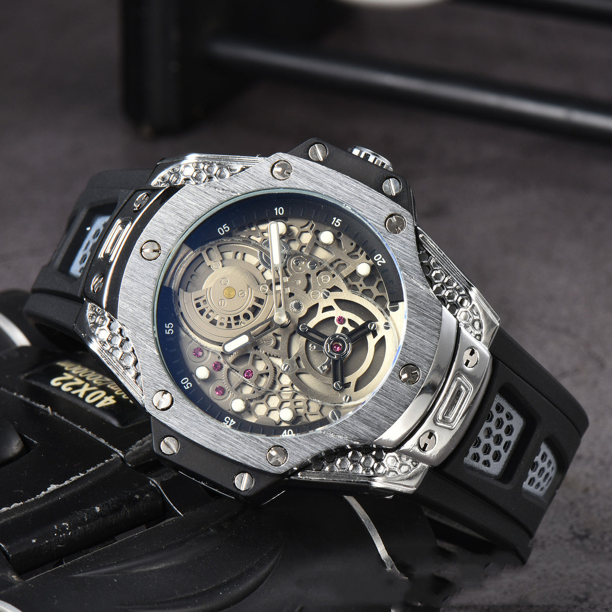 Orologio uomo quarzo con cinturino in tela