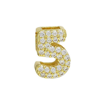 Ciondolo zircone ottone