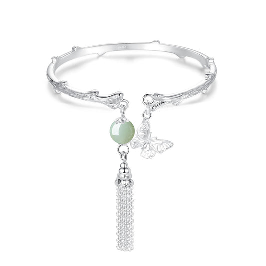 Bracciale farfalla nappa