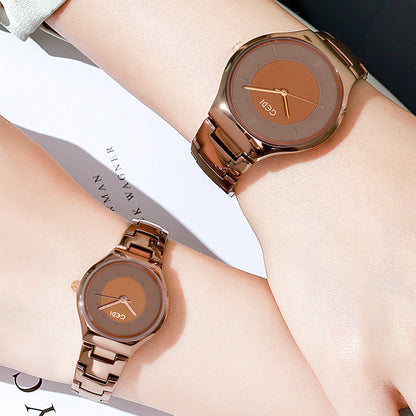 Orologio da donna quarzo di coppia