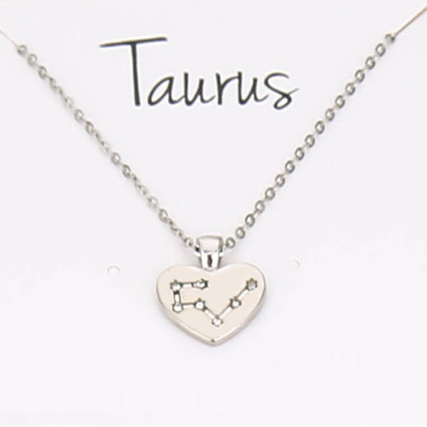 Collana Zodiaco con pendente diamante
