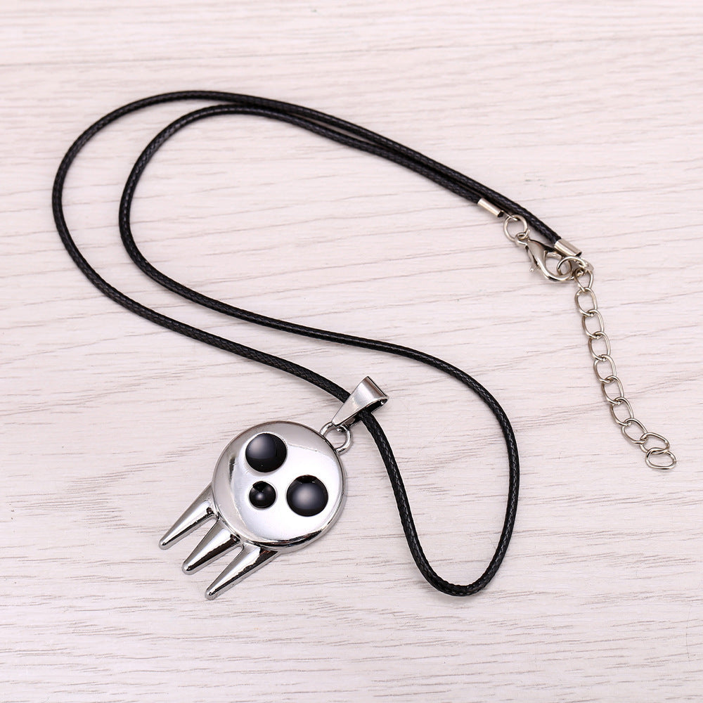 Collana cordino pelle gialla