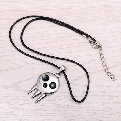 Collana cordino pelle gialla