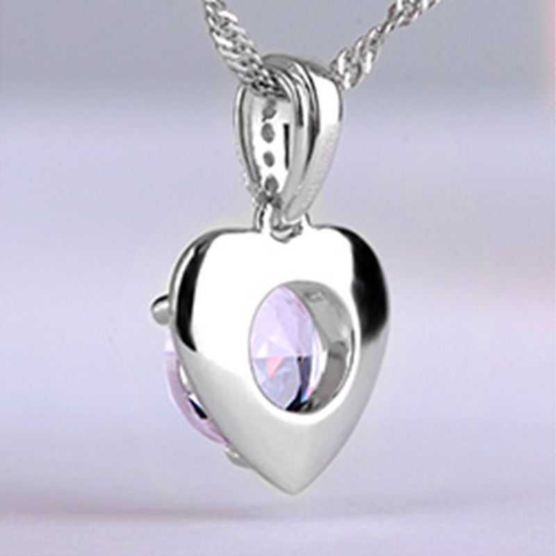 Pendente cuore cristallo