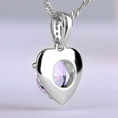 Pendente cuore cristallo