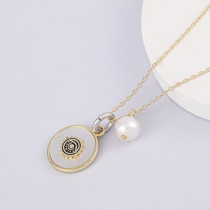 Collana perla barocca argento 925