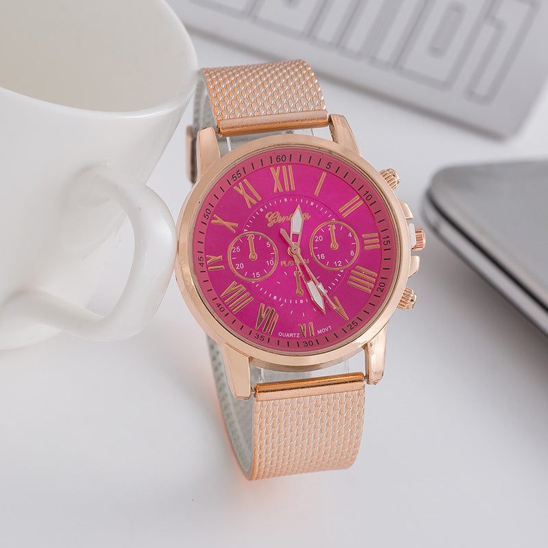 Orologio donna silicone cinturino a maglia