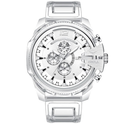 Orologio al quarzo impermeabile cinturino plastica