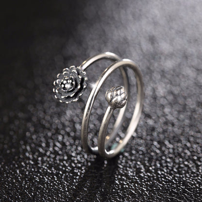 Anello loto argento personalizzabile