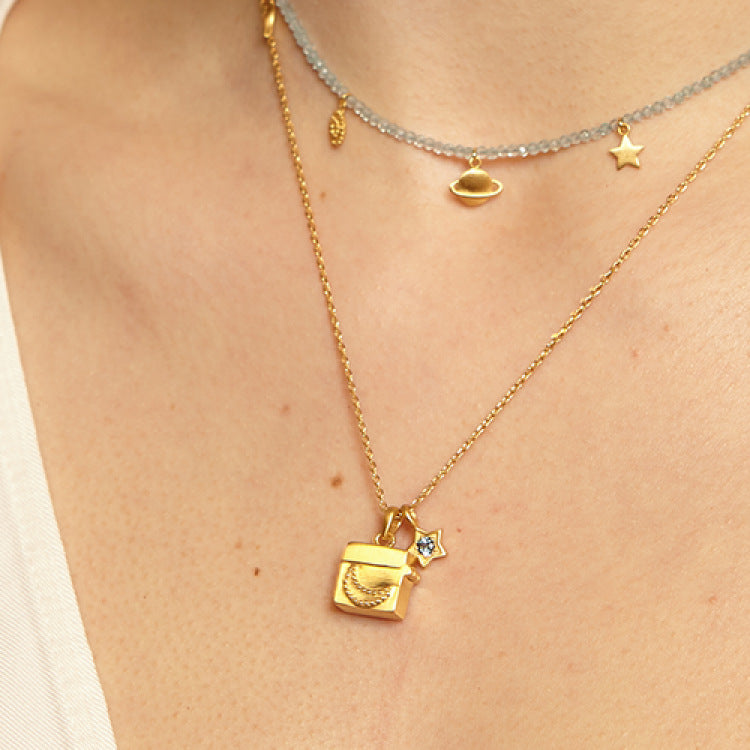 Collana luna portafoto
