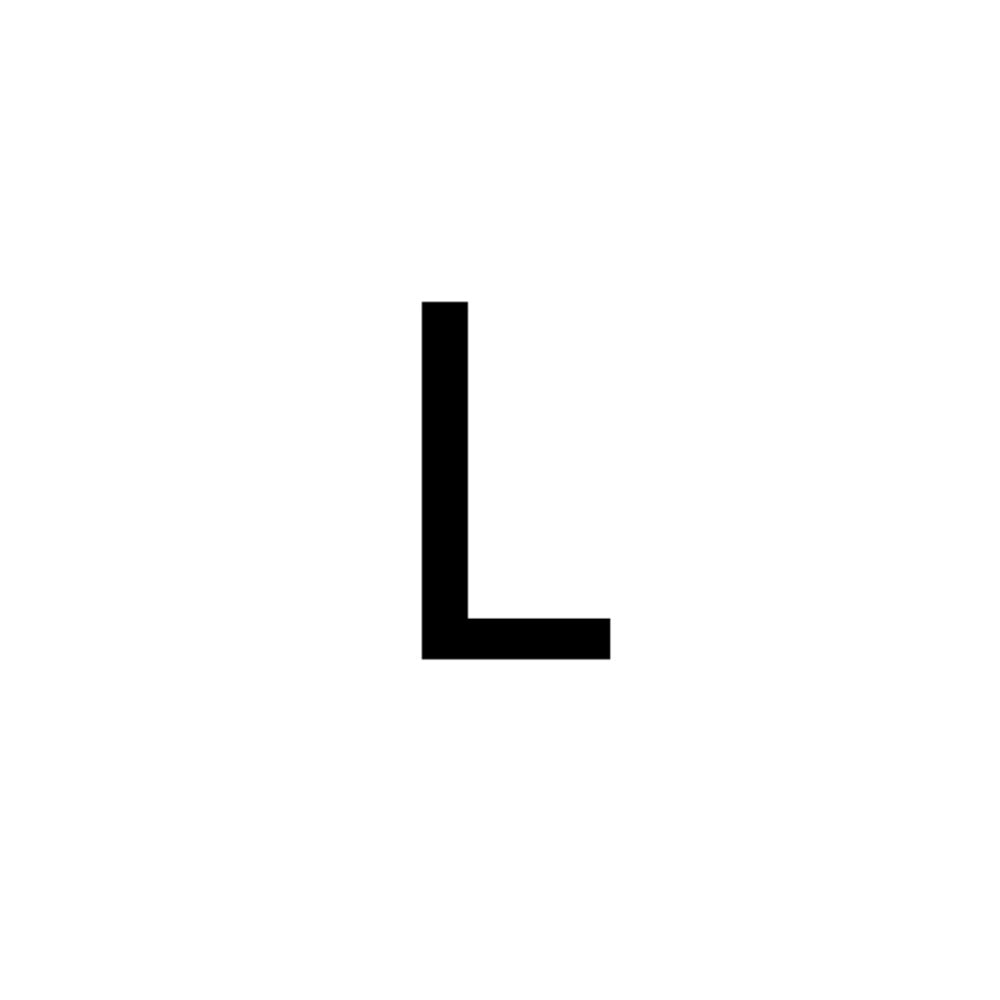 Ciondolo Lettera rame lucido