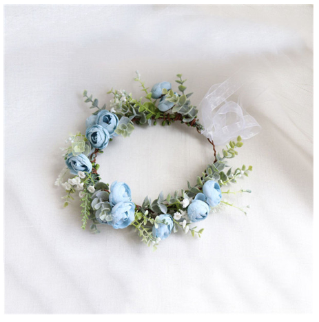 Corona floreale da sposa