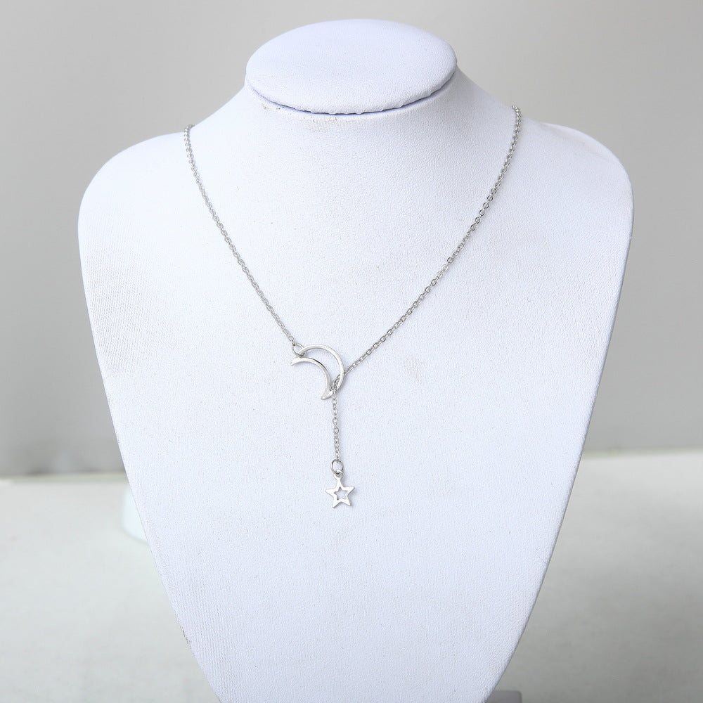 Collana Luna e Stelle corta